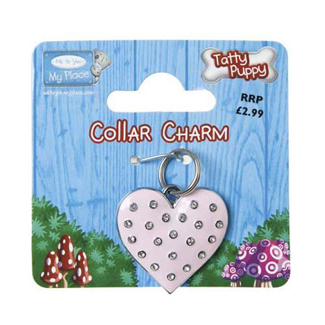 Tatty Puppy Me to You Bear Pink Heart Collar Charm £2.99